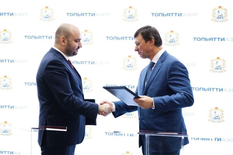 Вячеслав Федорищев заключил с "Тольяттиазотом" инвестиционное соглашение объемом более 80 млрд рублей