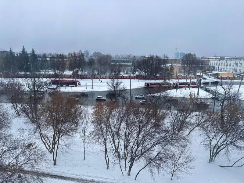Утром 5 марта на Ново-Садовой в Самаре встали трамваи