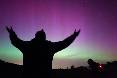 В ночь на 12 мая в Самарской области можно будет наблюдать полярное сияние