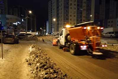 В ночь на 3 января на уборку Самары выйдут 163 машины и 132 человека
