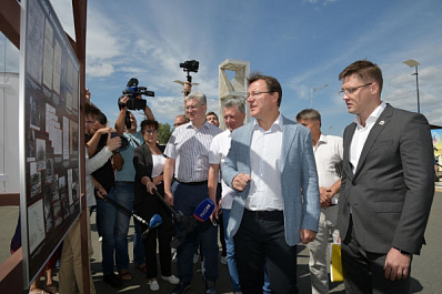 Дмитрий Азаров дал старт строительству футбольного манежа около стадиона "Самара Арена"