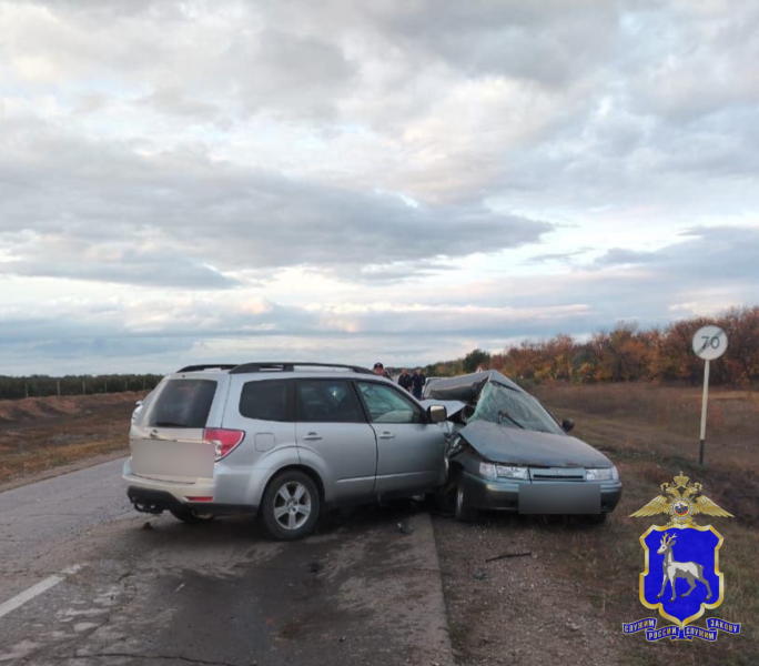 Двое погибли, двое пострадали: в Самарской области 27 сентября столкнулись "десятка" и "Субару"