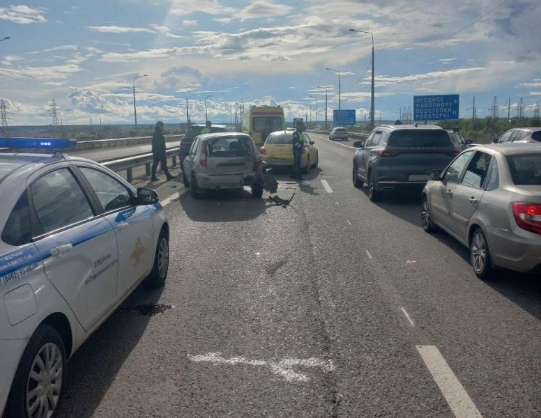 В Самарской области столкнулись четыре легковушки
