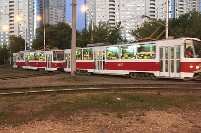 До "Самара Арены" вновь начали ходить трамваи