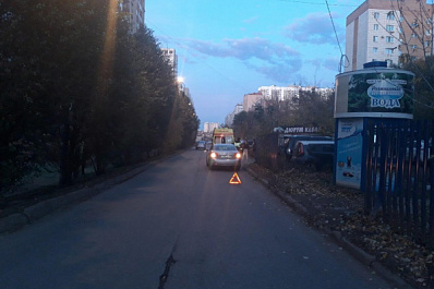 В Самаре автоледи сбила невнимательного школьника