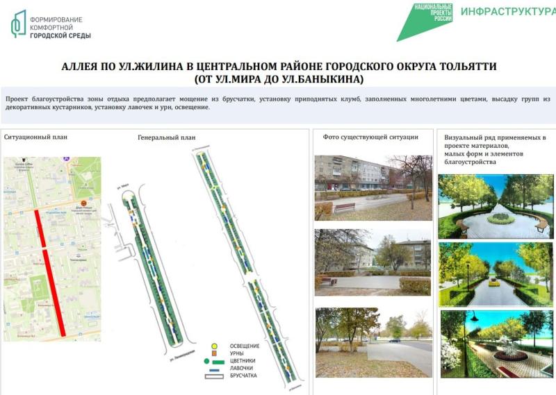В Тольятти определились с локациями для благоустройства в 2026 году