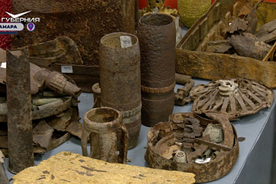 Самарцам показали артефакты, привезенные из зоны СВО