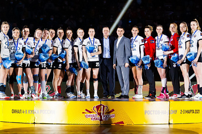Гандбольная "Лада" стала обладателем серебряных наград в финале Кубка России
