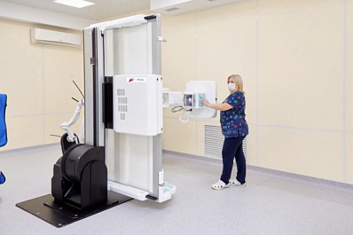 Маленькие пациенты в детской больнице имени Ивановой проходят обследование на новом рентген-аппарате