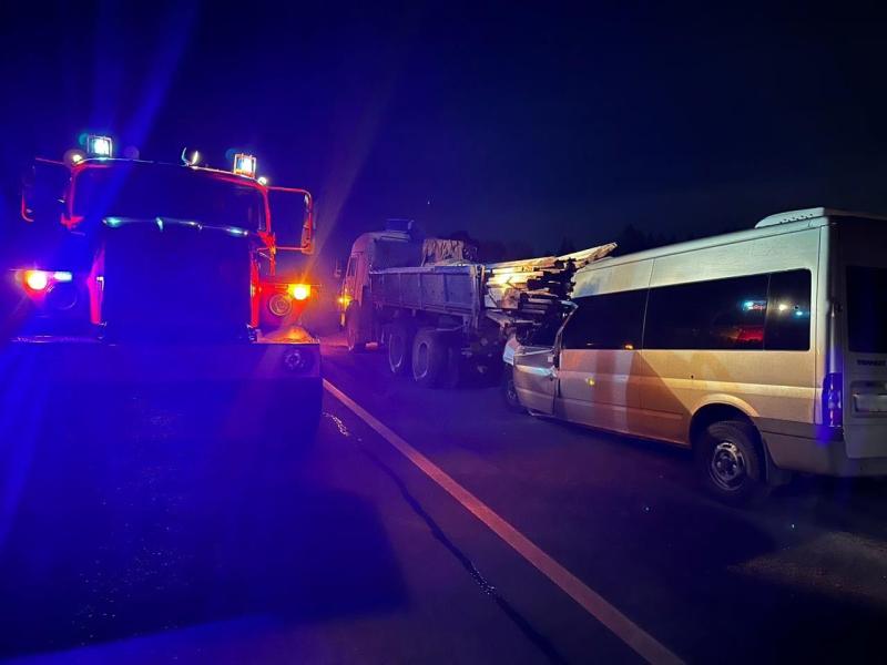 Двое погибли: на трассе Самара - Бугуруслан столкнулись микроавтобус и грузовик