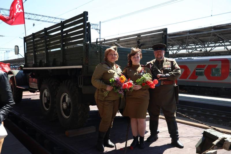 В Самару прибыл "Паровоз Победы"