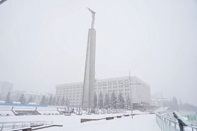 16 декабря Самарскую область продолжит накрывать сильный снег