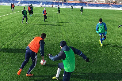 ФК Сызрань-2003 завершила программу первого зимнего сбора двусторонним матчем