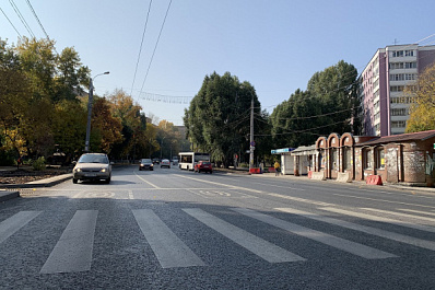 Ремонт улицы Стара-Загора в Самаре закончен на 98%