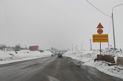 На мосту около Ташлы легковой автомобиль залетел под фуру