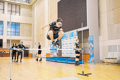 В спорткомплексе "Грация" прошли чемпионат и первенство Самарской области по роллер-спорту