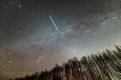 Полярное сияние и трек МКС: в Самарской области астроном за одну ночь сделал несколько уникальных кадров