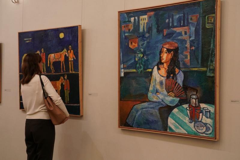 Поэзия деревни и библейских сюжетов в картинах: в Самаре открылась выставка Владимира Булекова