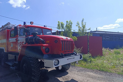 В Самарской области загорелся продуктовый цех