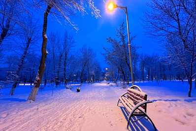 Поволжье окажется в центре огромного морозного антициклона