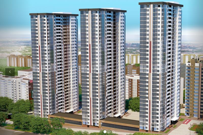 Появились эскизы 32-этажек, которые построят на Антонова-Овсеенко