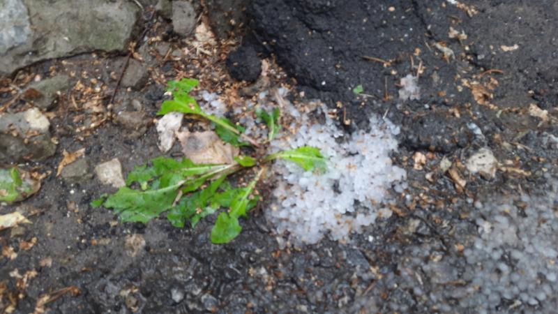 В Самаре 7 сентября 2021 года в нескольких районах выпал град