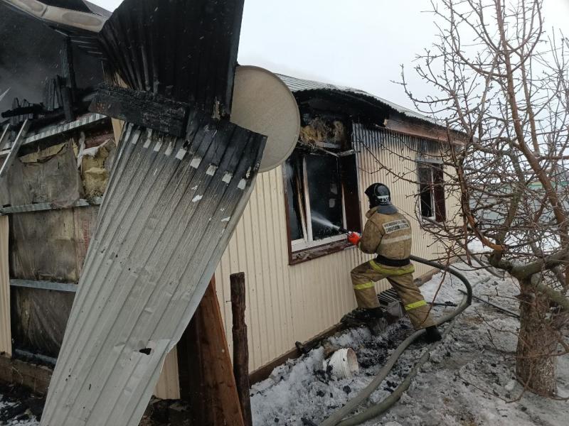 В Самарской области 4 марта загорелся частный жилой дом  