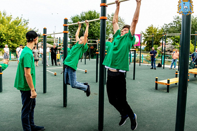 В Пестравском районе открыли новую площадку ГТО