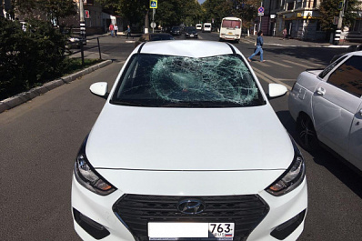 В Сызрани иномарка сбила неосторожного пешехода