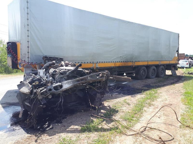 В Самарской области столкнулись сразу четыре автомобиля