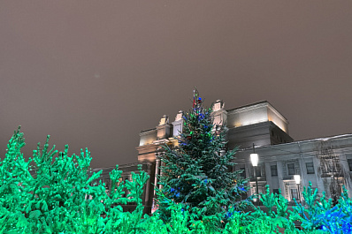 В Самаре в новогоднюю ночь на площадь Куйбышева пришли около 40 тысяч человек