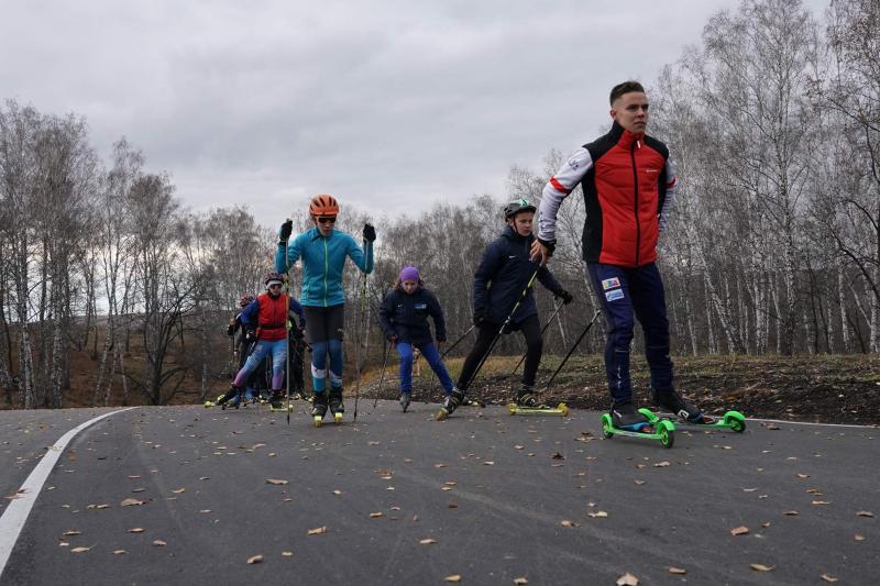 В Камышле открыли новый спортобъект - "Тропа здоровья"