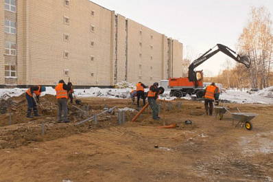 В тольяттинской больнице строят модульный корпус для больных COVID-19