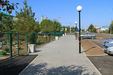 Отобранные жителями дворы, парки и скверы Большеглушицкого района приобретут новый облик 