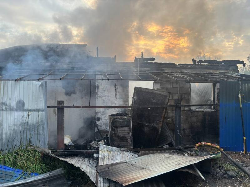 Утром 25 июля в Самарской области вспыхнул дачный дом