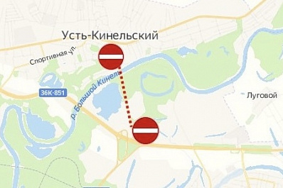 В Самарской области 21 июля закроют старый мост через реку Большой Кинель