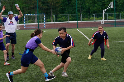 Стадион "Салют" собрал юных регбистов Самары