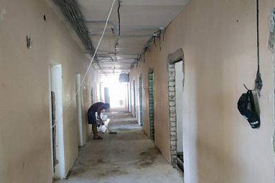 В здании детской поликлиники Красноярской ЦРБ заменены коммуникации 