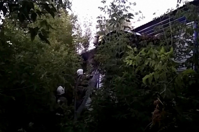 В Самаре потушили крупный пожар в центре города