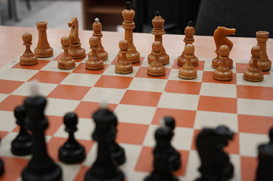 Сельские школьники сели за шахматные доски