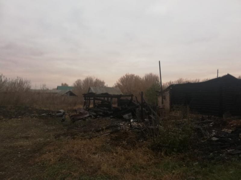 Во время пожара 11 октября в Самарской области погибли двое мужчин