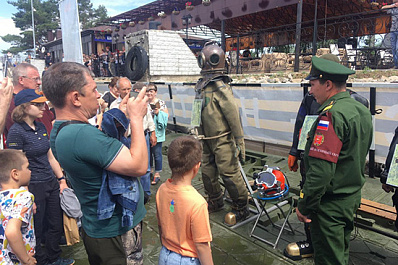 Музей инженерных войск на паромах в Сызрани посетили больше 2 тысяч человек