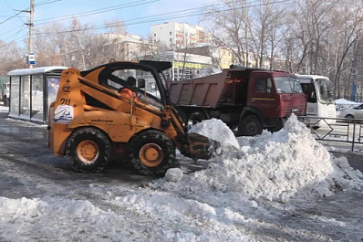 В Самаре с начала зимнего сезона утилизировали более 700 тыс. тонн снега