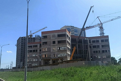 В здании будущей поликлиники в Волгаре начались отделочные работы