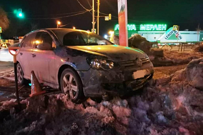 В Самаре пешеход после аварии попал в реанимацию