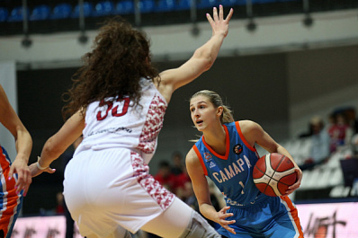 Баскетболистки "Самары" проиграли в Москве