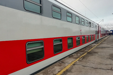 На маршруте Тольятти-Москва-Тольятти стартовало движение двухэтажного поезда