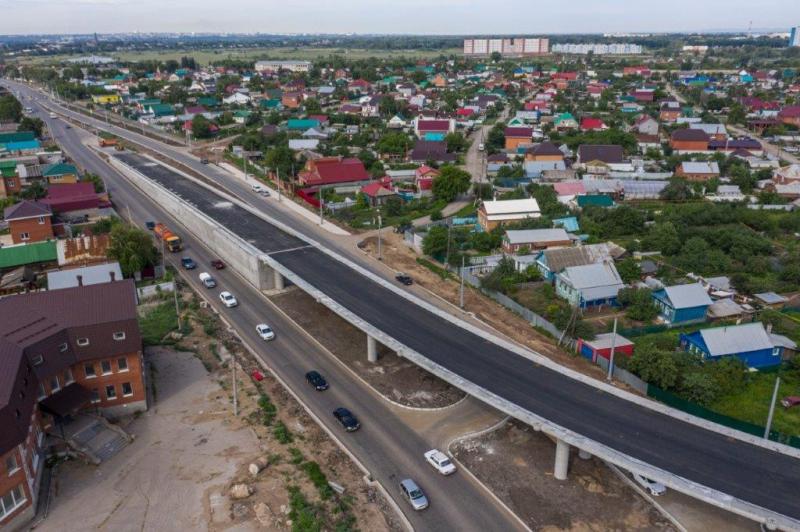 Строительство развязок Самарского моста приближается к финальному этапу