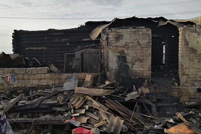 Трое маленьких детей погибли во время пожара в частном доме в Самарской области