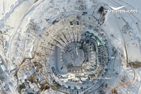 Губерния на высоте. Эксклюзивная съемка строительства стадиона "Самара Арена" к ЧМ-2018 23.01.2017
